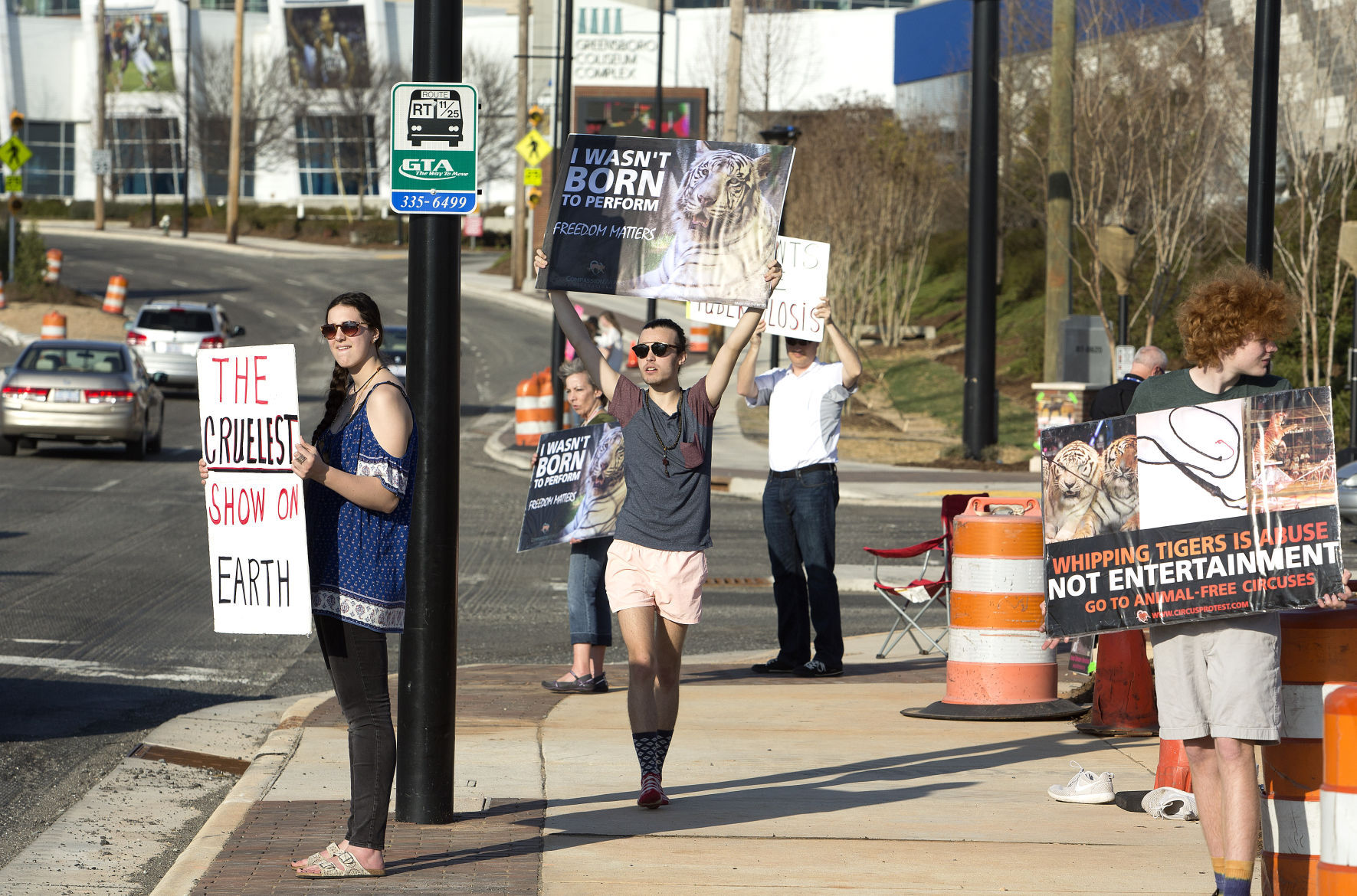 UniverSoul Circus Protest